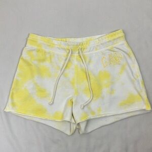 GAP  Yellow Tie-Dye Shorts woman’s size medium